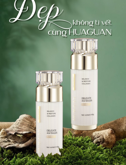 Khám phá tinh chất collagen - Bí quyết phục hồi cấu trúc da Huaguan!